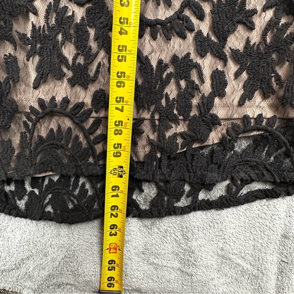 Adrianna Papell Women's Black Long Dress Wedding Guest Evening Gown size 4 - Picture 9 of 15